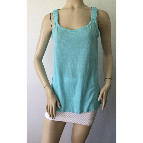 Ann Taylor Loft Tops - Ann Taylor LOFT 100% Cotton Turquiose Blue Tank Top (Size M)